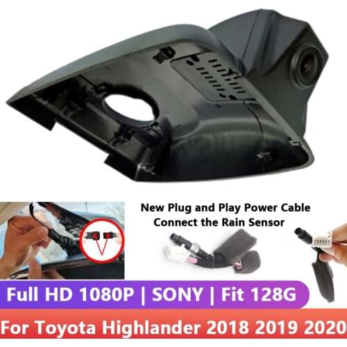 Car Driving Video Recorder DVR Control APP Wifi Camera Full HD 1080P Registrator Dash Cam For Toyota Highlander 2018 2019 2020