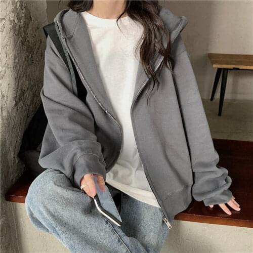 Women hoodie Harajuku Korean version loose thin long Oversized Sweatshirts Women Pink Womens Sweatshirt with Hood Hoodies M-4XL