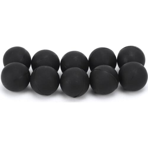 10pcs 17mm Paintballs Silica Gel Massage Fitness Ball Safety Non-Toxic Slingshot Ammo For Outdoor Hunting Shooting Paintball
