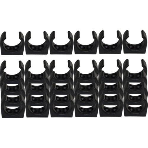 30 Pack Boat Nylon Clips Ladder Paddle Rod Holder Light Storage Brackets