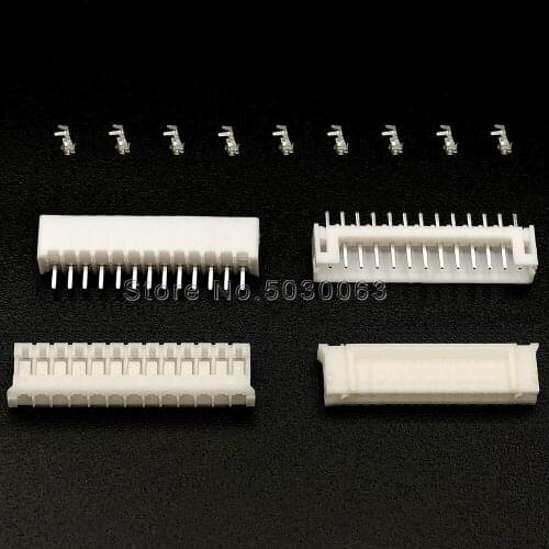 300pcs=20Sets PH2.0 2.0mm Pitch 13p 13pin Male female Terminal Kit/Housing/Pin Header Straight JST Wire Connectors Adaptor Kits