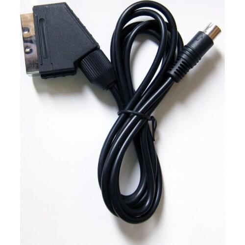 6ft RGB Scart AV Cable Lead for Sega Saturn Games Console - Stereo