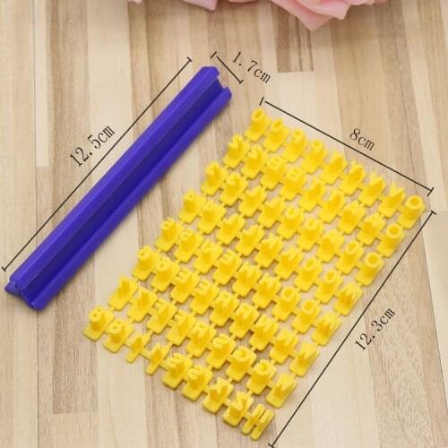 DIY Alphabet Plastic Cake Mould Letter Impress Biscuit Cookie Mould Cutter Press Stamp Embosser Fondant Mold