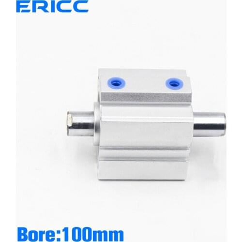 Double-headed SDAD100X5X10X15X20X25X30X40X50-S-B double-out thin cylinder SDAD