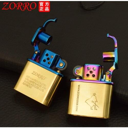 Zorro Kerosene lighter 506 inner parts replace metal old-fashioned flint grinding wheel cigarettes lighter insert Smoking Gift