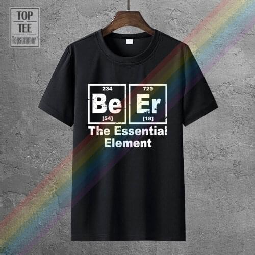 Beer Essential T Shirt Alcohol Beer Booze Lager Funny Gift Slogan 123T O Neck Shirt Plus Size T Shirt Hot 2018 Fashion
