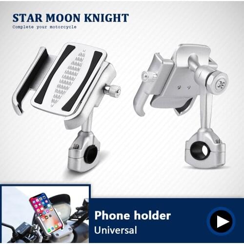 GPS Universal Aluminum Alloy Motorcycle Phone Holder For BMW R1250GS F750GS F850GS R1200GS G310GS Mobile navigation brac