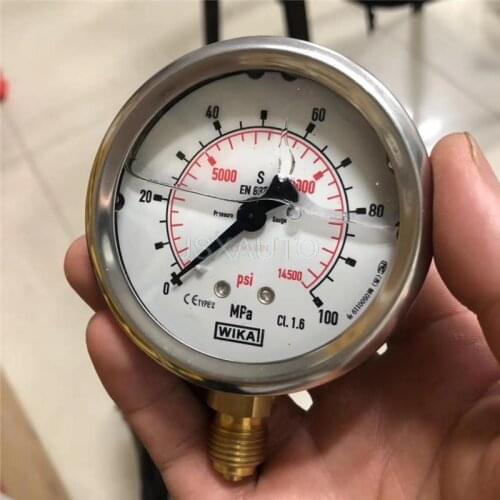 Excavator pressure gauge pressure gauge hydraulic pump measurement combination meter portable test table boxed