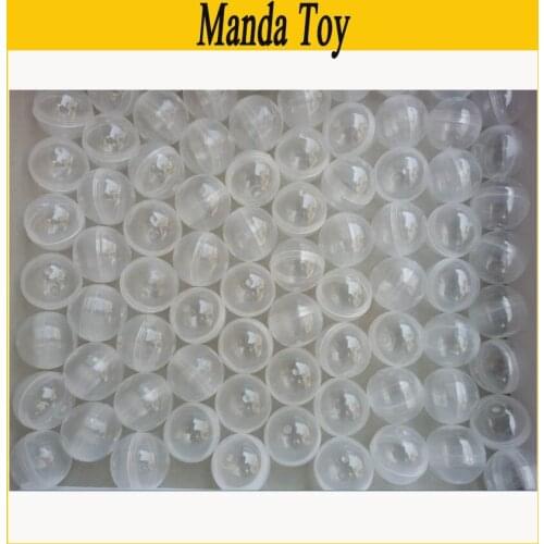 32mm Clear Plastic Capsule Toy Capsules For Vending Empty Plastic Toys Ball 1000pcs/Lot Free Shipping