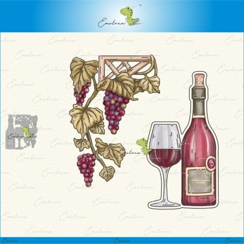 Grape wine metal cutting dies 2020 new metal cutting dies diy die molds Scrapbooking Paper Making die cuts crafts die cuts
