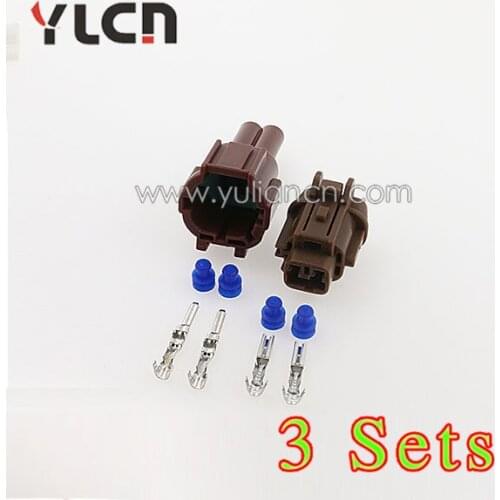 New brand 2 pin waterproof connector plug free shipping