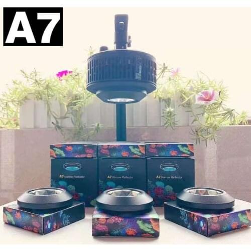 Full Spectrum Aquarium A7 Magic Light, Aquarium Coral Tank LED Light Coral Light 360 Round Aquarium Light App Control