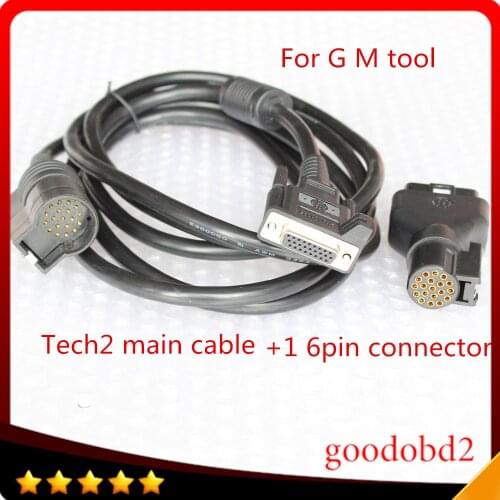 Professional Car OBD2 16PIN Connector For G M TECH2 Diagnostic Tool 16-PIN Adaptor TECH2 Scanner Candi TIS TECH Main Test Cable