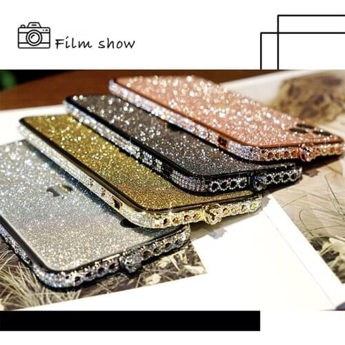 Luxury Glitter Diamond Bumper For iPhone 12 11 pro max mini Case Bling Rhinestone Metal Frame X Xs XR XS Max 8 7 6 6S Plus