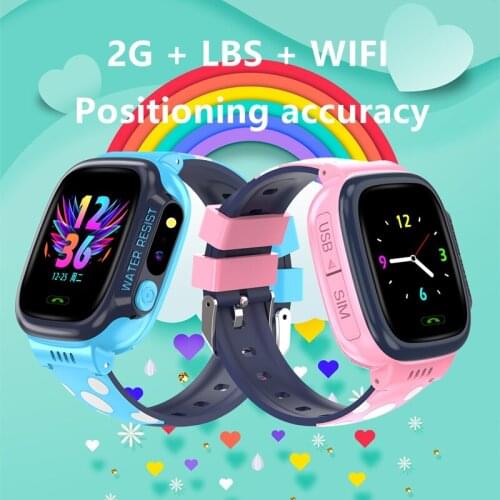 2G Children Smart Watch 1.44 Inch OLED Screen Smart Watch WiFi LBS GPRS Positioning IP67 Waterproof Call Watch