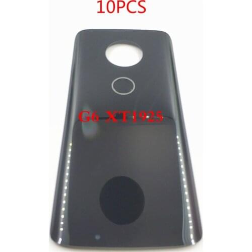 10Pcs/lot Rear Housing Case For Motorola Moto G6 XT1925 G6 Plus XT1926 G6 Play XT1922 Glass Battery Back Cover Battery Door