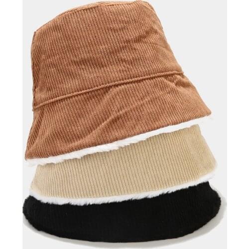 Bucket Hat Women Autumn Winter Warm Holiday Accessory For Young Lady Outdoors