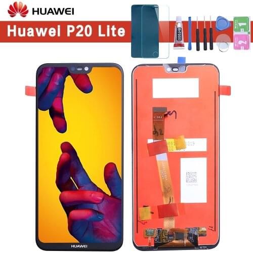5.84" Original LCD For HUAWEI P20 Lite Display Touch Screen with Frame for HUAWEI P20 Lite LCD ane-lx3 Huawei Nova 3e Display