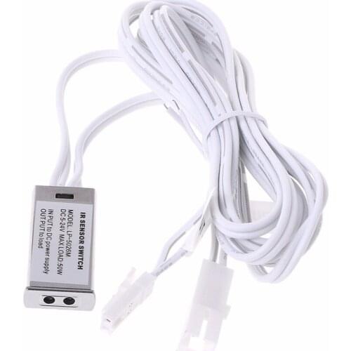 12V/24V Wardrobe Cabinet Light Switch Infrared Door Control Switch 5A 60W Sensor Switches