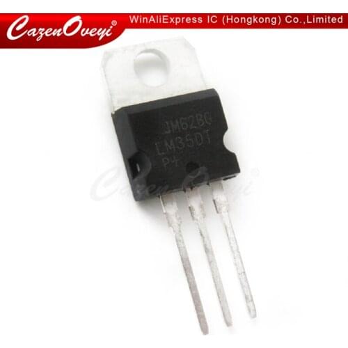 2pcs/lot LM35DT LM35D LM35 TO-220 In Stock