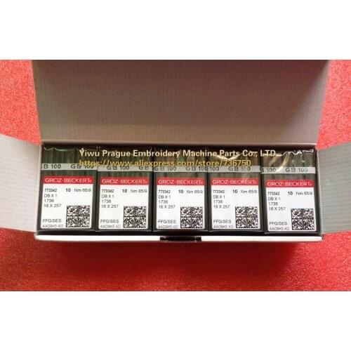 500 needles Genuine Groz Beckert DB X 1 Sewing Needle DBX1 1738 DBX257 16X231 287 WH Sewing machine spare parts store 736750