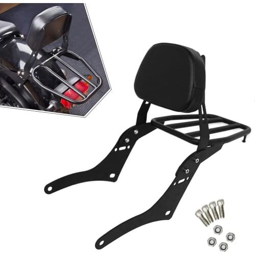Motorcycle Rear Passenger Detachable Sissy Bar Backrest Luggage Rack Carrier For Honda CMX 500 Rebel CMX 300 CMX500 2017-2020