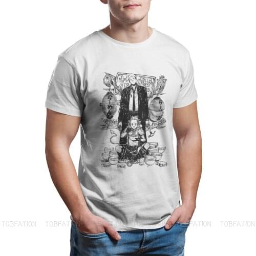 Dorohedoro Caiman Nikaido Manga Anime Creative TShirt for Men Shin Noi Round Neck Pure Cotton T Shirt Gifts Streetwear 6XL