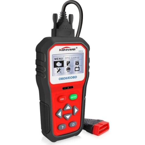 Muliti-language OBDII ODB2 EOBD Car Diagnostic Scanner Automatic Battery Tester Check Engine Code Reader Tool Free Shipping