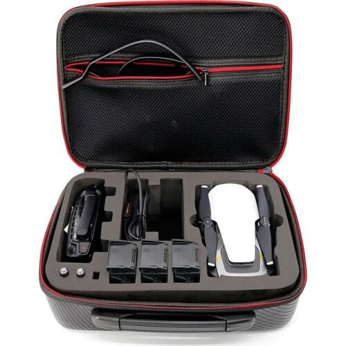 Mavic Air drone Case Handbag Storage bag Remote control / 4 Batteries Battery Box Spare parts Accessories PU bag