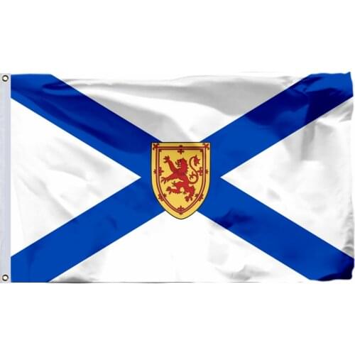 Nova Scotia Flag 150X90cm (3x5FT) 120g 100D Polyester Free Shipping Canadian Provinces