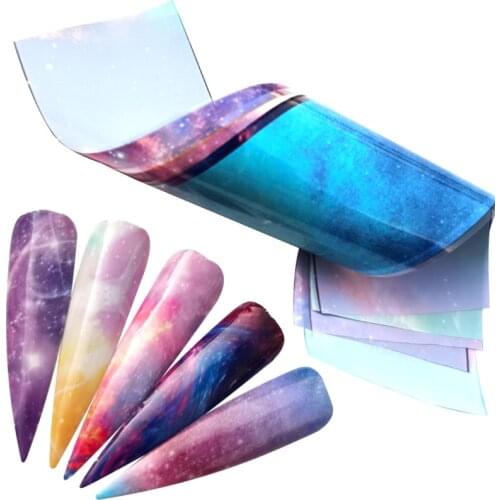 ZKO Nail Foils Marble Series Nail Transfer Foils Decorations DIY Design Nail Art Transfer Sticker Decals Nail Accessories