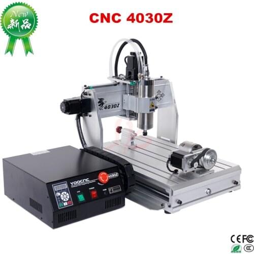 800W 3D cnc router machine cnc 4030Z mini cnc milling and drilling machine with USB port free tax to RU