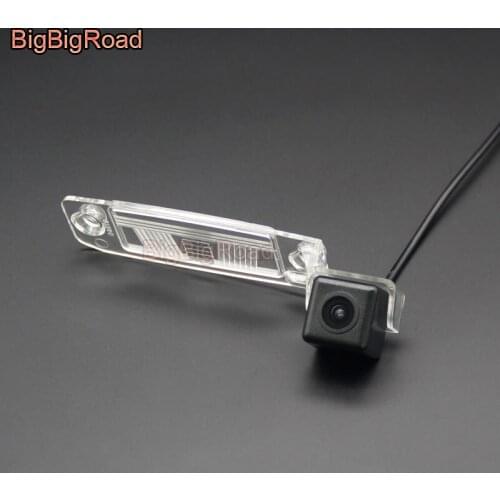 BigBigRoad Car Rear View Parking Camera For Kia Naza Sorento XM MK2 2007--2018 For Hyundai Elantra Sonata Accent Tucson Terracan