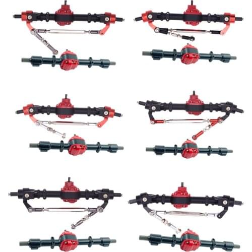 RC Car Metal Front Rear Axle Set Accessories for D90 D91 D99S MN90 MN99S FJ45 Defender 1/12 RC Car Model Parts