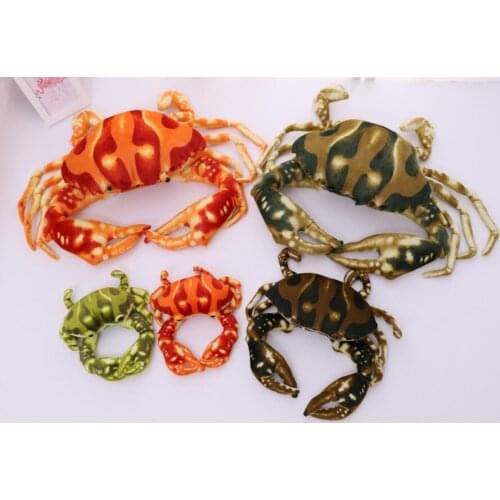 Creative Hairy Crab Plush Toy Imitation Crab Doll Sofa Pillow Cushion Childrens Dolls Home Decoration Gifts