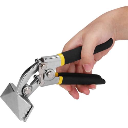 Flanging Pliers Flat Nose Crimping Forceps Curved Handle Seamer Manual Bending Seam Tool Seaming Pliers