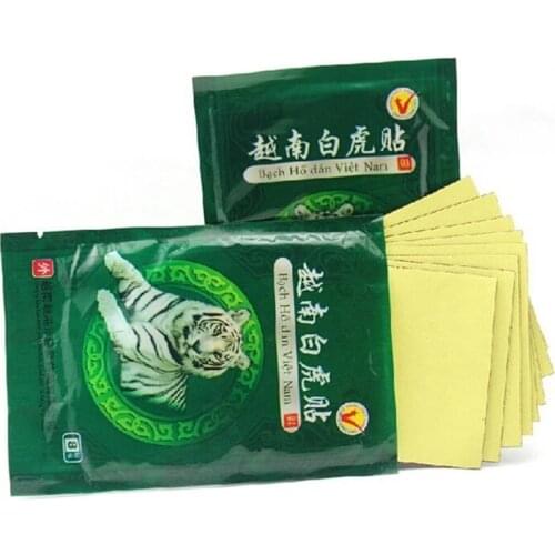 104Pcs Vietnam White Tiger Balm Pain Patch Body Neck Massager Meridians Stress Relief Arthritis Capsicum Plaster