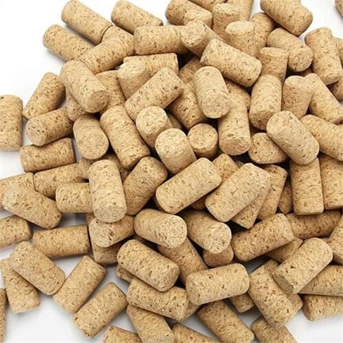 50 Pcs Blank Wine Corks Straight Corks Wine Stoppers Reusable Functional Portable Sealing Wine Bottle Stopper for Bottle