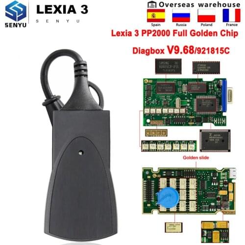 Lexia 3 Full Chip 921815C PP2000 Diagbox V7.83 Lexia3 OBD2 Scanner For Citroen/Peugeot OBD OBD2 Car Diagnostic Auto Tool For PSA