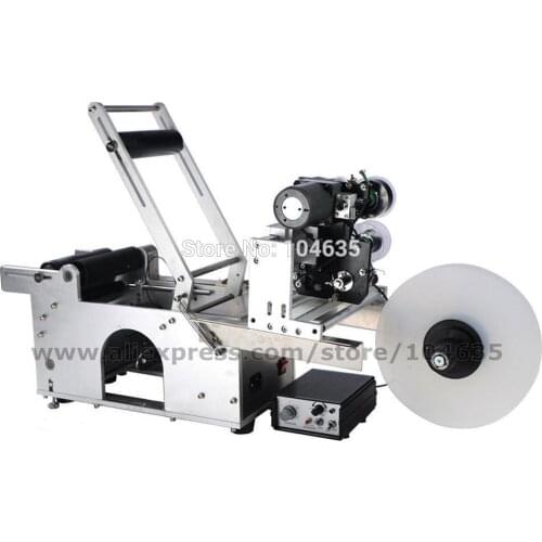 LT-50 Round Bottle Labeling Machine Label Machine with Printer code hot stampping,tags coding printing sticking&sticker tools