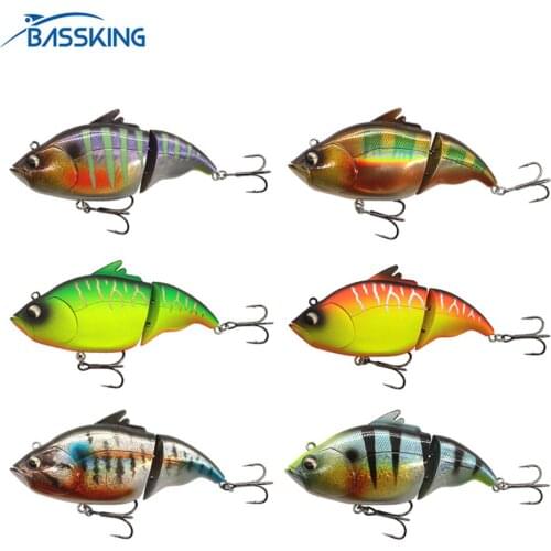 BASSKING 2Secs Sinking VIB Jionted Bait 12cm 43.5g Fishing Lure Artificiais Bait Pesca Leurre Peche Saltwater Fishing Wobbler