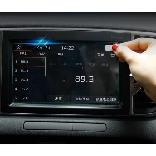 Tempered Glass Car GPS Navigation Screen Protective Film Sticker For Kia Sportage 4 QL 2016 2017 2018 2019 2020 Accessories