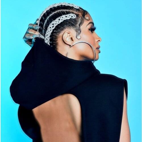 Stonefans Long Hair Clips for Women Fashion Rhinestone Barrette Personality Diy Hair Accessories Headband Wedding Dropshipping