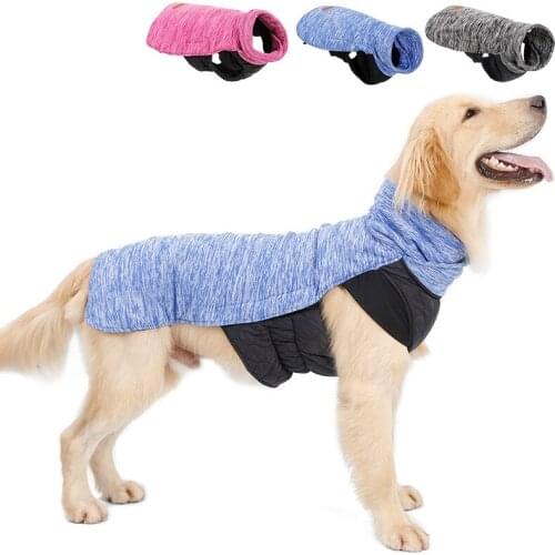 Winter Pet Dog Clothes Super Warm Jacket Thicker Cotton Coat Double-sided Warm Dog Clothes for Small/big Dog