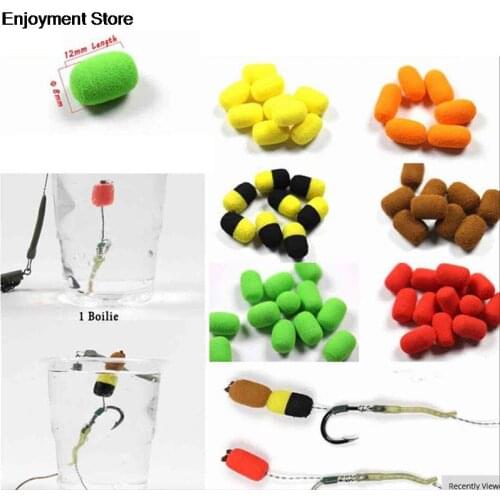 15pcs/box 8mm Carp Fishing Bait Foam Floating Ball Beads Feeder Lure Formula Pop Ups Hook Fishing Tool