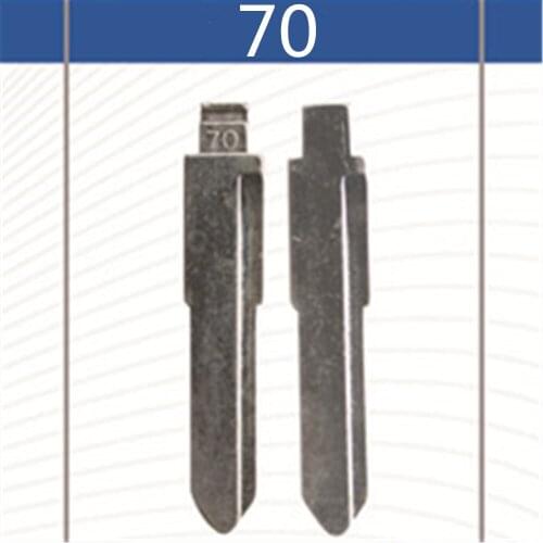 2 Pcs Uncut Replacement Car Key Blade for SOUEAST LIONCEL TIANJING DAIHATSU Car Key No.70 Car Key Blank Blade
