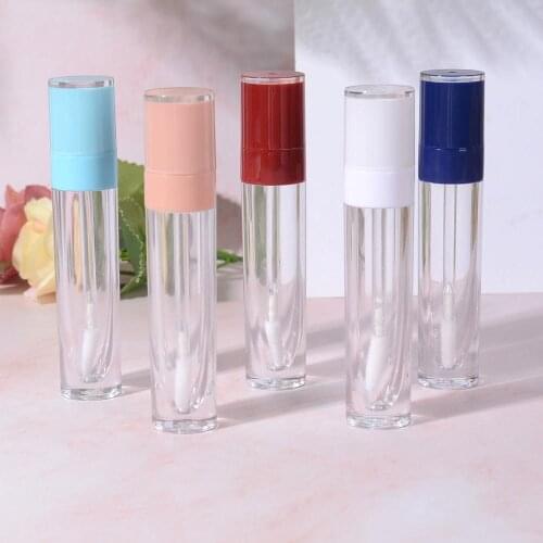 8ml Empty Colorful Lip Gloss Tubes Sample Vials Makeup Liquid Batom Lip Balm Tint Lipstick Cosmetics Containers Glaze Bottle