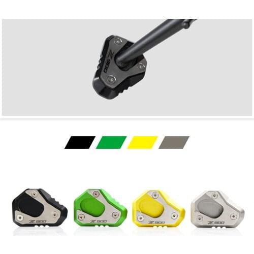 Motorcycle Accessories Moto Kickstand Extension Plate Side Stand For Kawasaki Z900 2017-2021 Accessori Moto Accessories