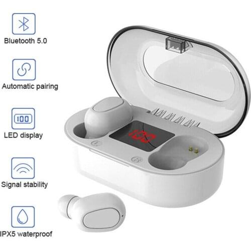 Earphones Wireless Mini In Ear Headset IPX5 Waterproof Earbuds with Microphone for iPhone Samsung LG Moto Android