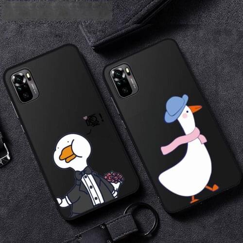 Funny Creative Animal Duck Phone Case For Xiaomi Mi Redmi Note 8T 9T 9S 9A 10 7 8 9 Lite pro
